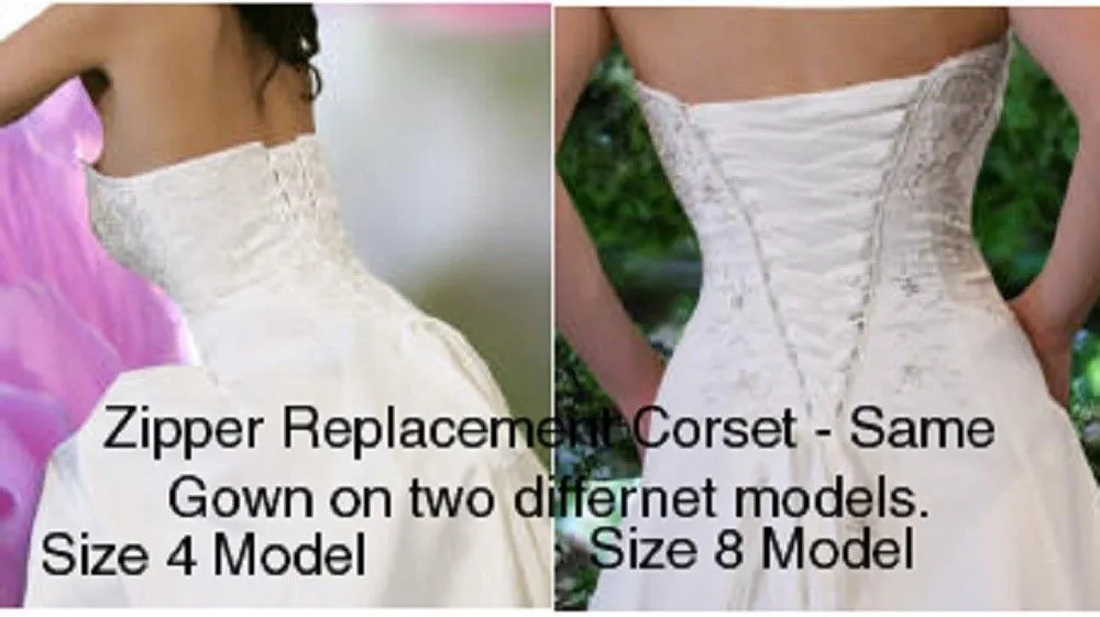 Satin Lace Up Corset Kit For Wedding Gowns Zipper Replacement In All Colors  Affordable Bridal Gid Accessory With From Dressvip, $12.42