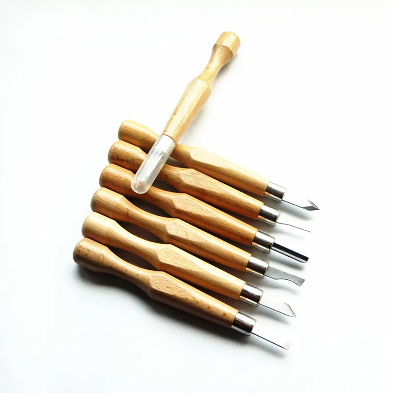 12Pcs Wood Carving Chisel Tool Set Woodworking DIY Detailed