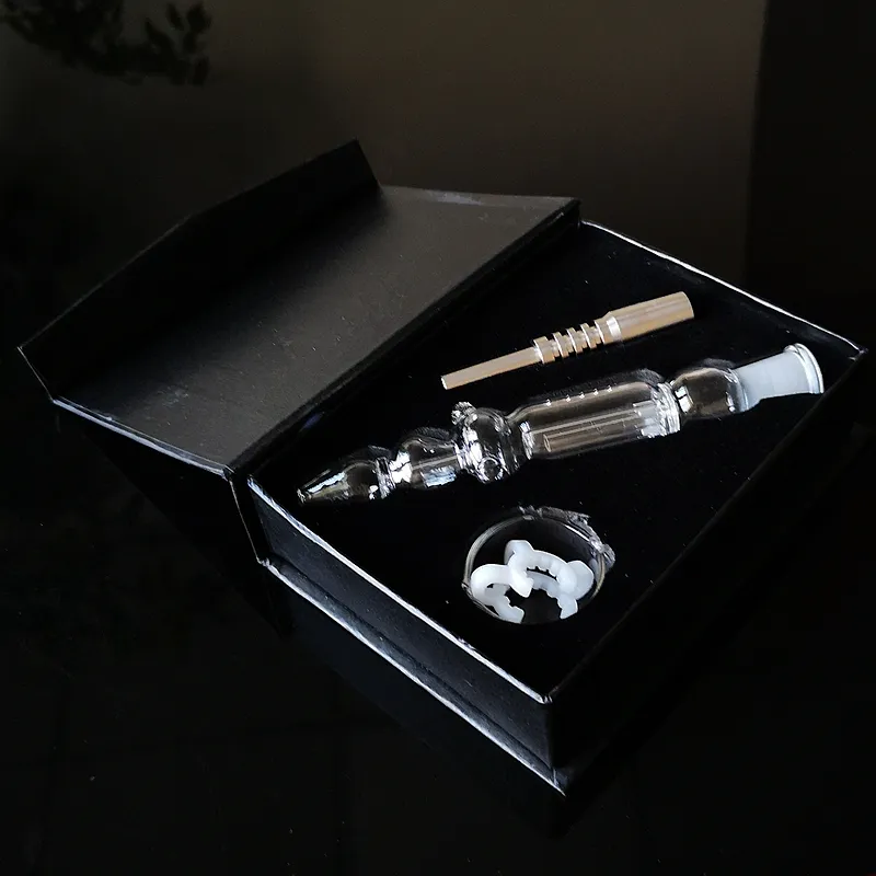 10mm 14mm Joint NC Kit Mini Pipe DAB Oljeplattformar NC DAB Straw GR2 Titan Nail Water Pipes NC10-10