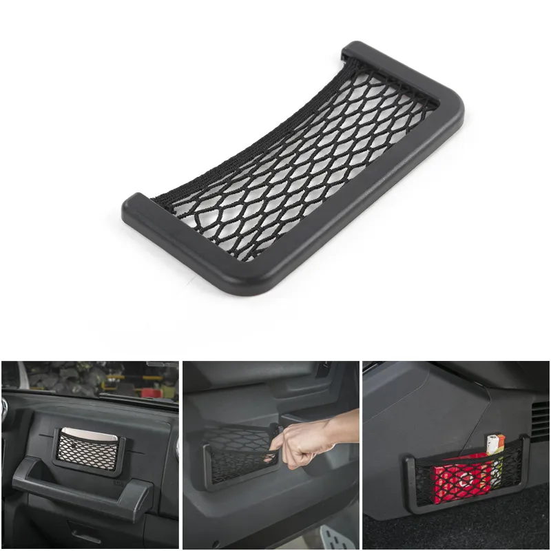 ABS Net pocket Car Sundries Net Bag Large Black Factory Outlet High Quatlity Auto Internal Accessories