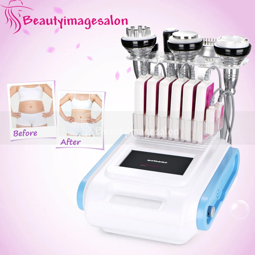 40K Cavitation Vacuum RF For Body Shape Cold Hammer LED Laser Therapy Skin Lifting Beauty Device