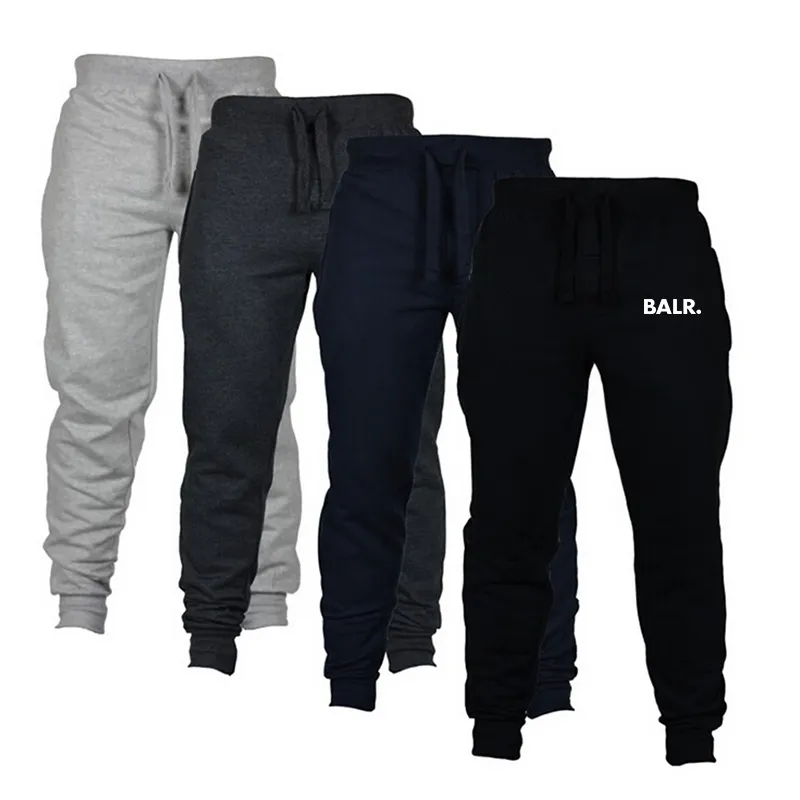 Balr Men Casual Sweatpant Fashion ركض السراويل السراويل الرباطية الصلبة لون الهيب هوب العلامة التجارية الربيع والفخامة الخريف 251E