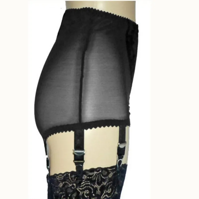 longline garter belt 1950's Garter Belt Vintage Lace Lingerie Metal Garters M/L main image 0