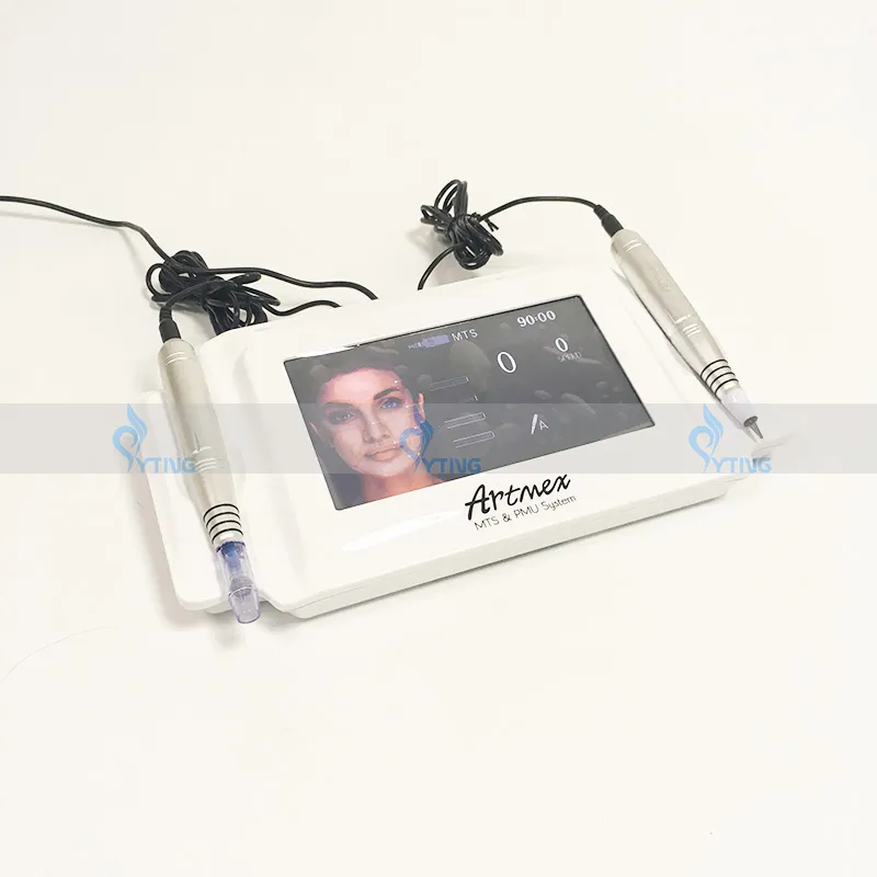 Venda quente PMU MTS Microblading Semi Maquiagem Permanente Máquina de Tatuagem Artmex V8 Digital de Alta Velocidade Lábios Olhos Sobrancelha Carimbo Pen Gun Dispositivo