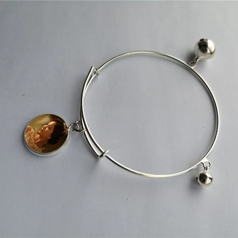 braccialetti con ciondoli a campana vuota per sublimazione braccialetto con stampa a trasferimento a caldo materiali di consumo fai da te Nuovo arrivo