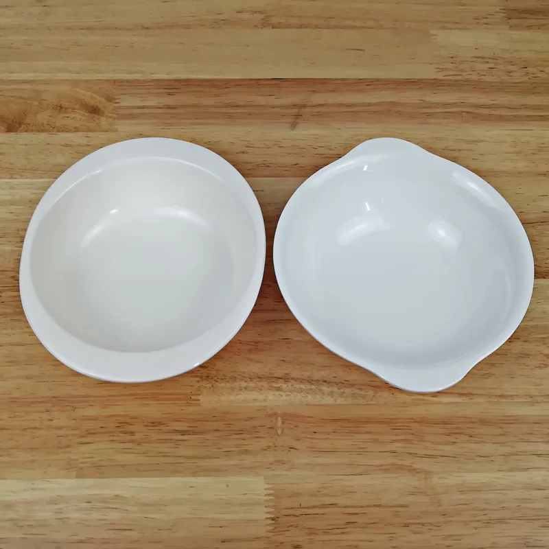 Melamine soppa skålar barn dinnerware binaural bowl dagis a5 melamine snack skålar melamine porslin ris skål