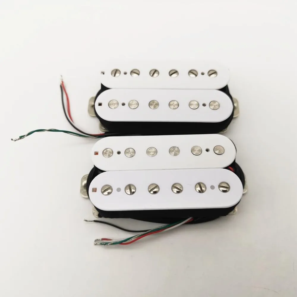 Rrae High Quality Electric Guitar Pickups Alnico5 Humbucker Pickups White 4C Guitar Pickups Made In Korea