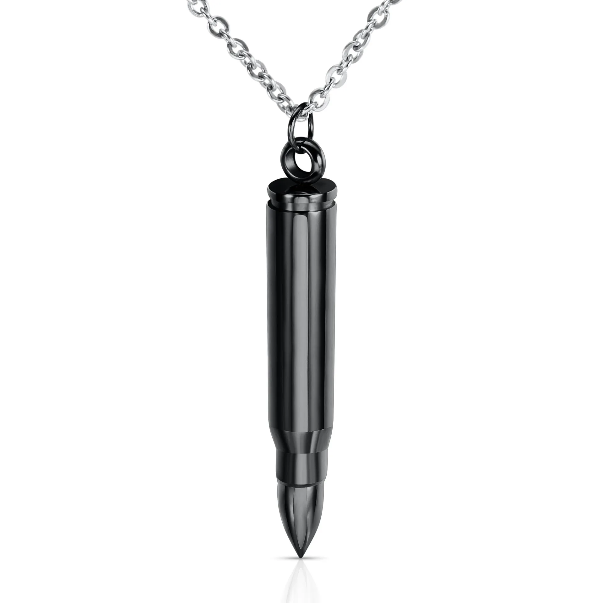 Brass Bullet Shell Pendant Necklace | Jewelry by Johan - Jewelry by Johan