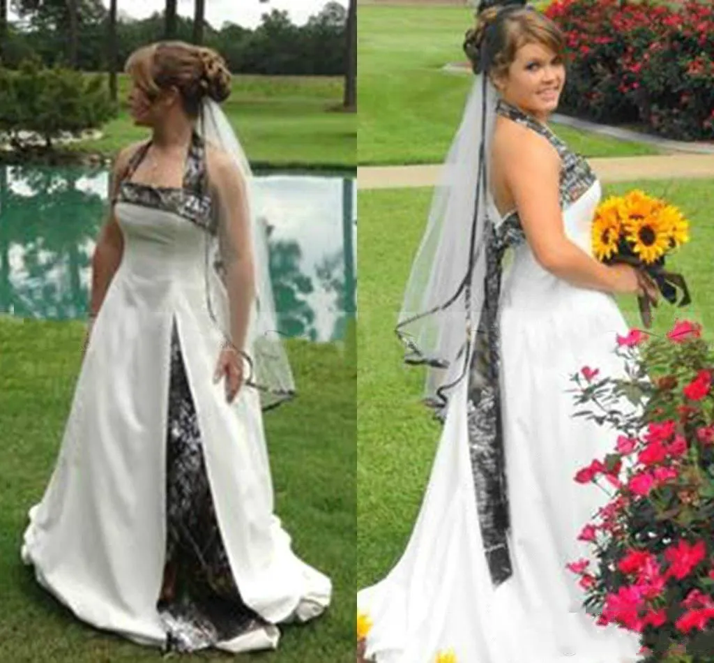 camo wedding dresses