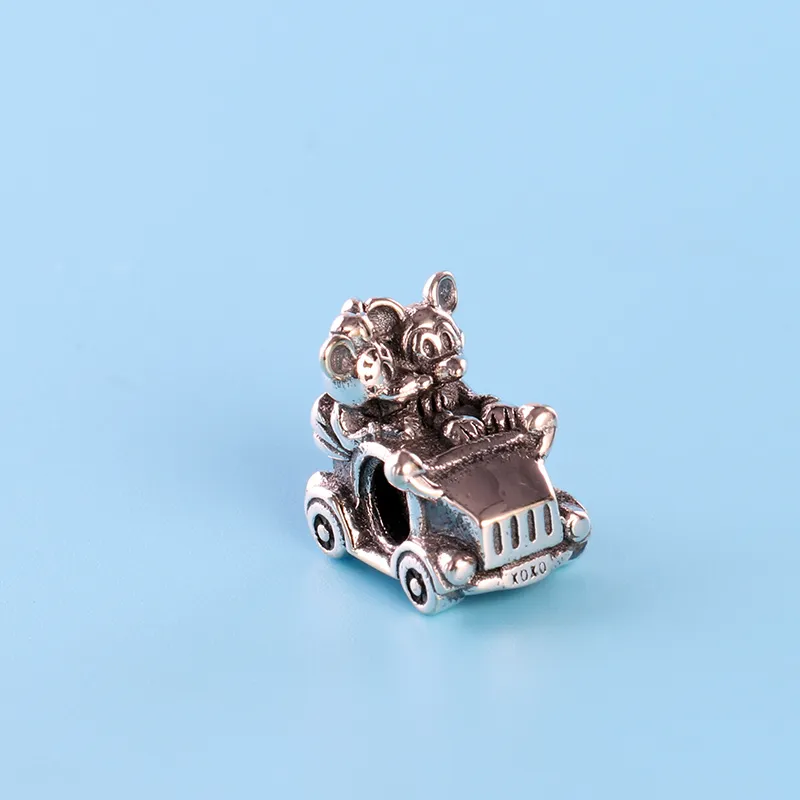 Hurtownia Charm Koraliki Luksusowa Designer Biżuteria dla Pandora 925 Sterling Silver DIY Bransoletka Zroszony Panie Prezent z oryginalnym pudełkiem