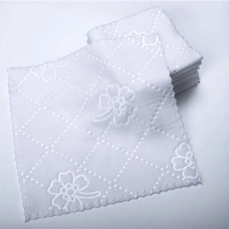 Party Wedding Table Napkins Hotel Home Kitchen Printing Pattern Tea Towel Absorbent Dish Cleaning Towels Cocktail Napkin 25X25cm