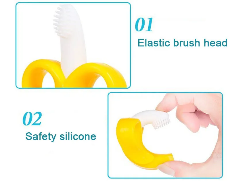 Spazzolino da denti per bambini a forma di U massaggiagengive per neonati a  360 gradi spazzolino da denti per bambini spazzola in Silicone per bambini  pulizia per l'igiene orale - AliExpress