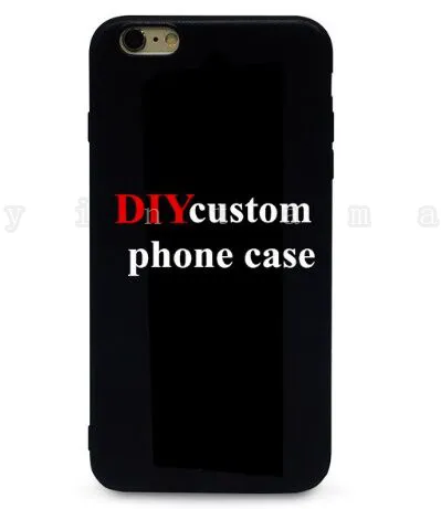 Custom Design DIY Logo/Photo Hard Phone Case For 5 5S SE 6 6S 7 Plus Customized Printed Back Cover