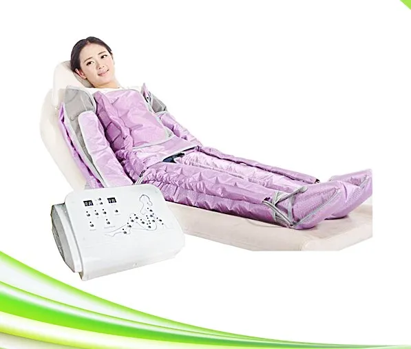 Masseur Jambe Drainage Lymphatique 6 Cavités - Compression Air électrique - Jambes Bras Taille