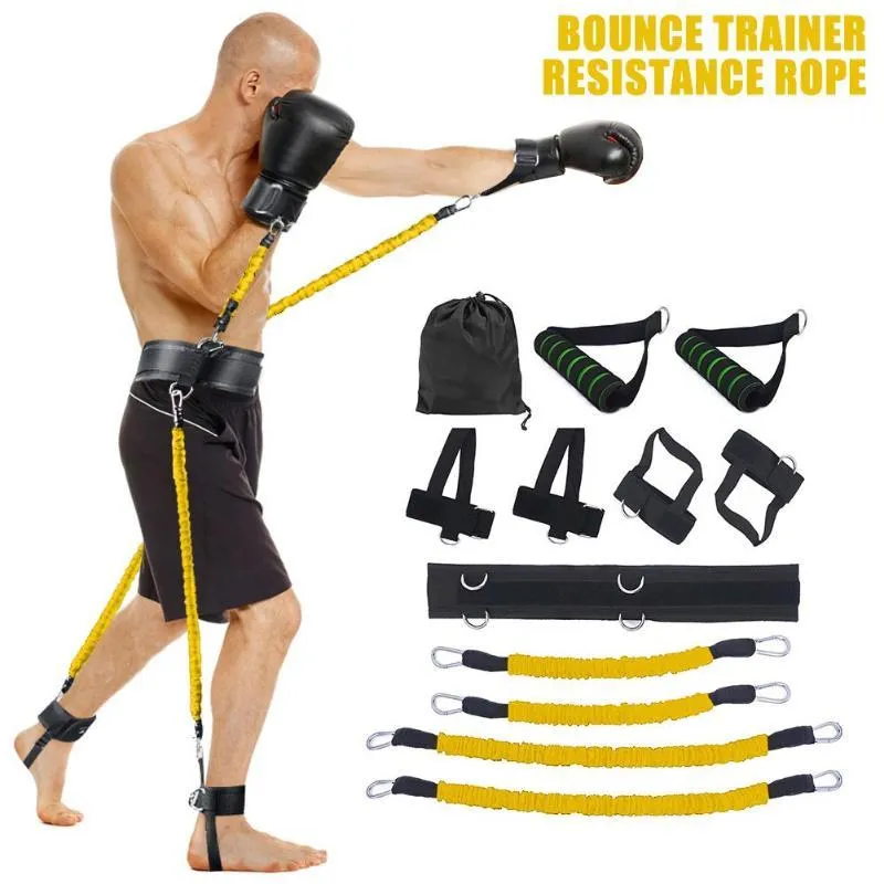 Gym Accueil Leg Waist Band Bouncing Strength Training Nouveau et de haute qualité Workout Fintess Bandes d'exercice Set 270x220x110mm T191224