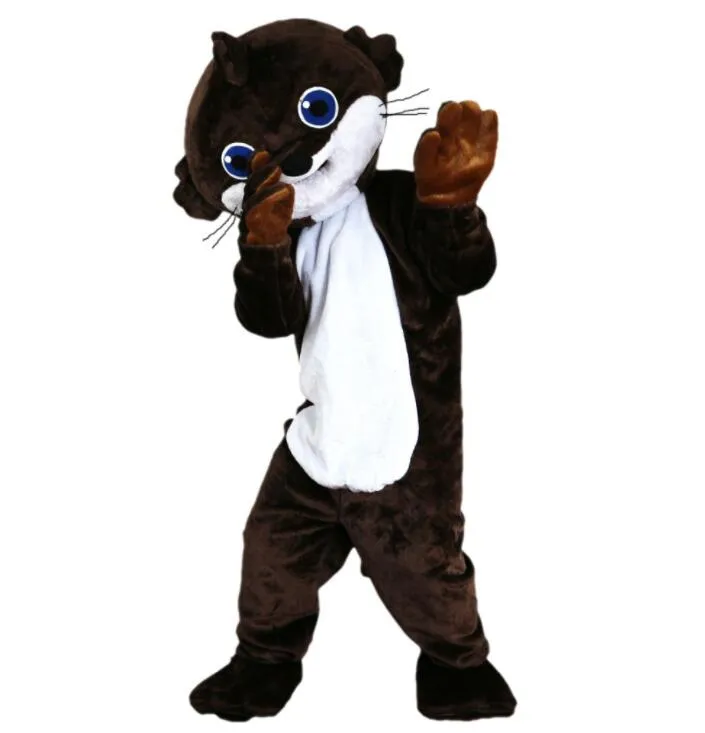 Costume personalizzato del costume della mascotte del castoro del costume della mascotte del fumetto vestiti di Halloween Party Party Fancy Dress