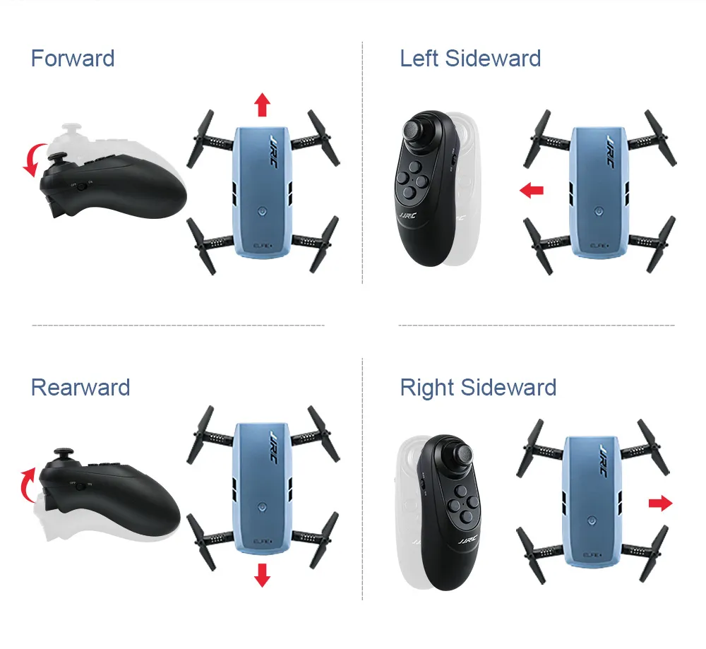 JJRC H47 ELFIE Plus 720P WIFI FPV Foldable Selfie Drone With
