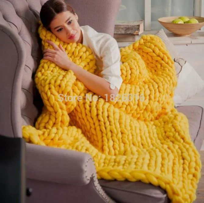 Super Thick Chunky Wool Yarn For Knitting, Crochet, Carpet, Hats Super  Bulky Arm Roving And Chunky Knit Throw Blanket Making 197T From Tobiass,  $14.58