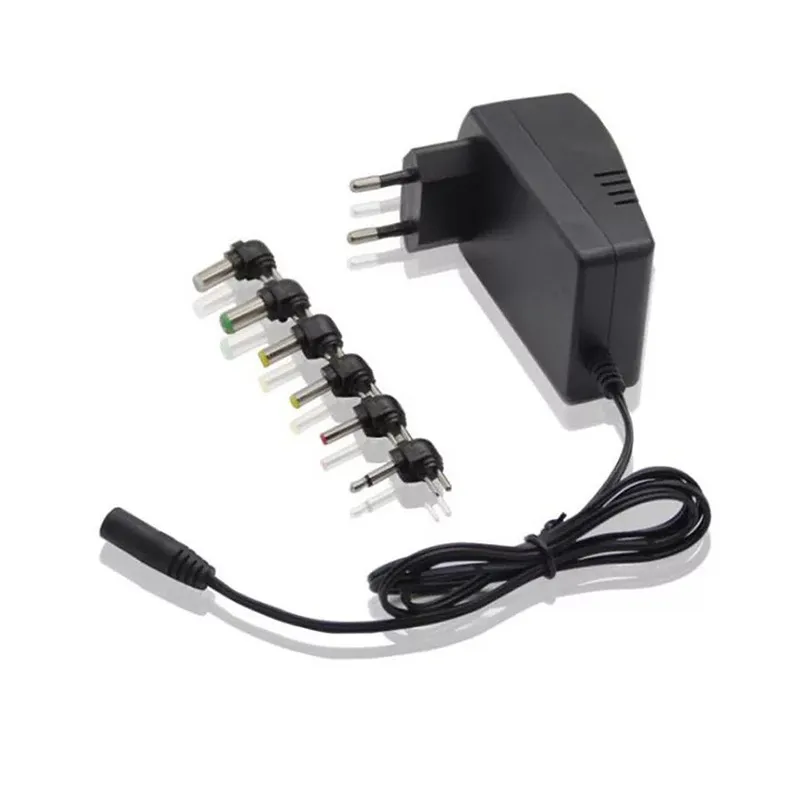 Power Supply Adapter transformer 30W Output Voltage Adjustable 3V 4.5V 6V 7.5V 9V 12V Universal Wall Charger 6 DC Plugs