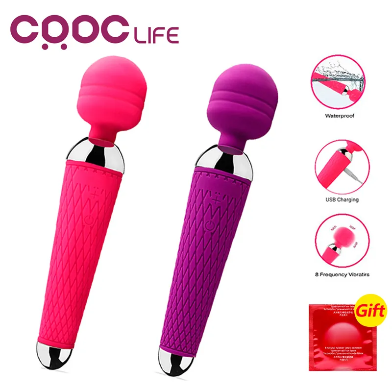 Vibrator CRDC для женщин 10 скорость AV Wand G Spot Magic Fildo Vibrators VAGINA MASSAGER Oral Clitoral Sex Toys вибратор эротическая игрушка Y19053002