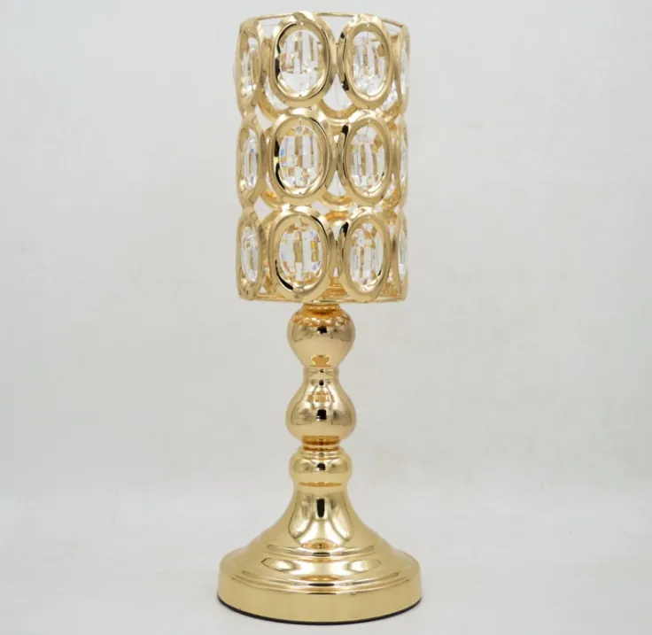 Nuovo stile vaso di fiori in oro vasi da terra colonna supporto in metallo piombo strada centrotavola centrotavola portafiori per la decorazione di feste di eventi decor743