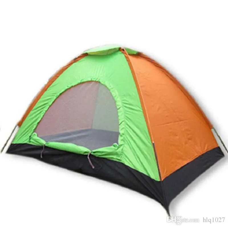 야외 룸 휴게소 싱글 레이어 더블 텐트 레저 야외 캠핑 텐트 공원 텐트 무료 배송