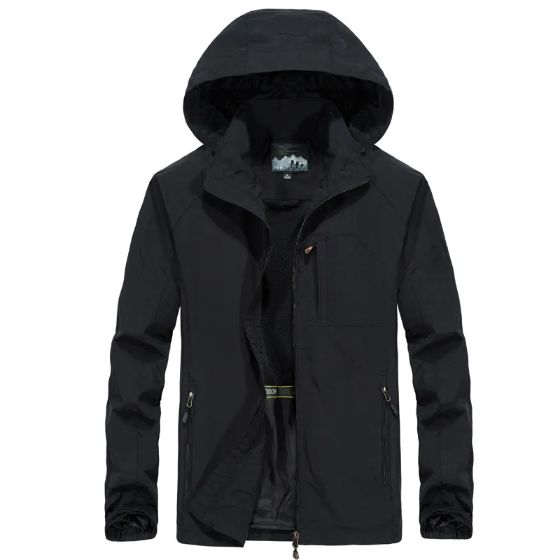 Waterproof Jacket Fleece Lined Mens Windbreaker Jacket Amazon