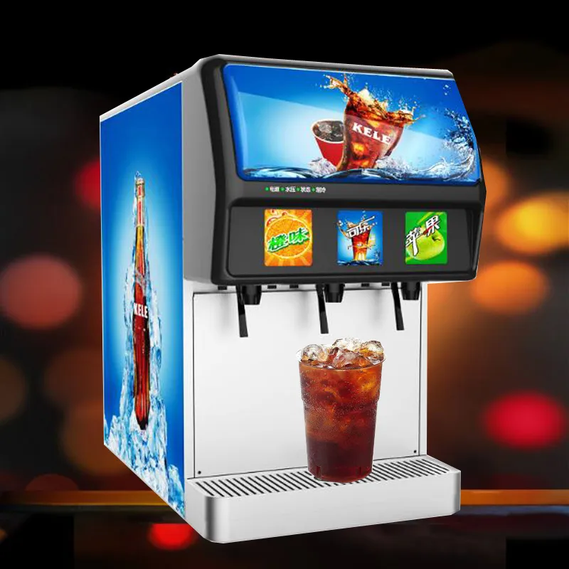 660 W Distributeur automatique de boissons gazeuses soda commercial 220V  machine à boissons de cola à vendre magasin utiliser distributeur