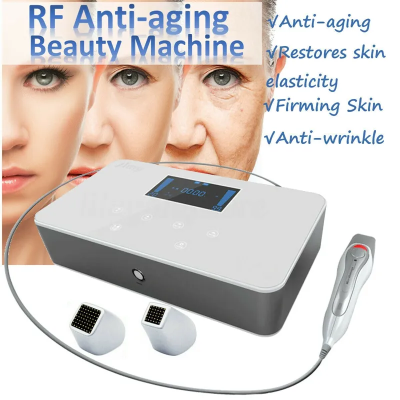 Portable Fractional RF Machine Radio Frequency Face Lift Skin Tightening Wrinkle Removal Eye Bags Spots Remove