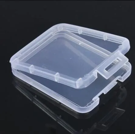 Protection Case Card Container Memory Card Boxs CF card Tool Plastic Transparent Storage Easy To Carry free shipping