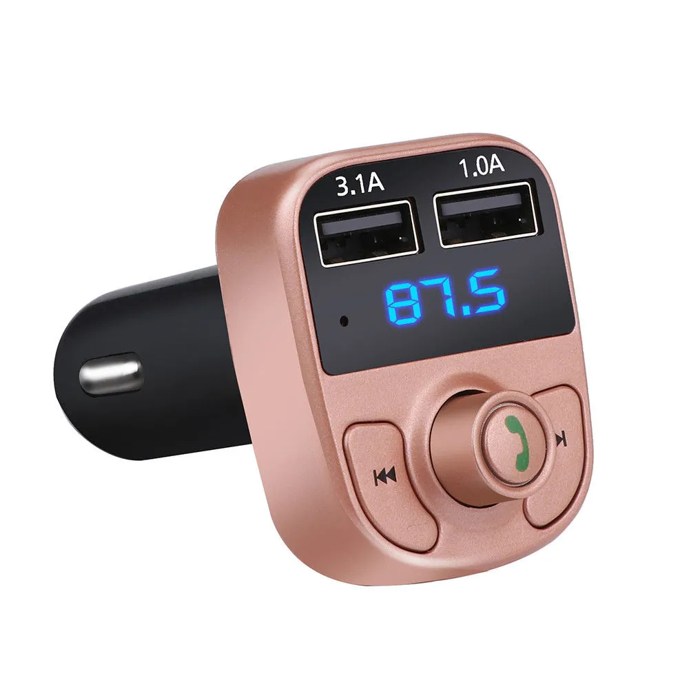 Adaptador Bluetooth auxiliar para automóvil, kit Bluetooth para coche para  hablar con manos libres y transmisión de música, receptor Bluetooth con