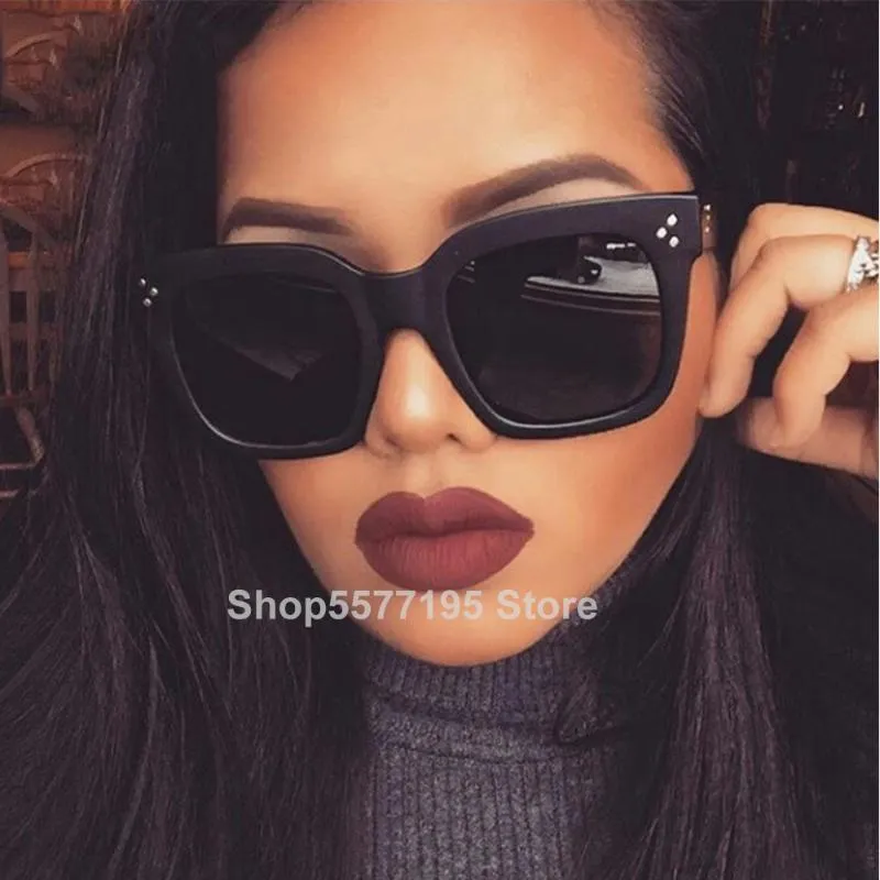 Sunglasses 2021 Square Women Brand Designer Retro Mirror Fashion Sun Glasses Vintage Shades Lunette De Soleil Femme