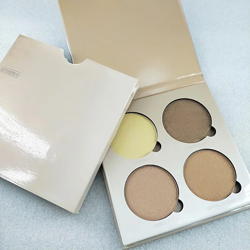 NOUVEAU MAQUANT BRAND FACE 4 COHELS BRONZERS Highlighters Palette! 7.4g.Sweet / Sunpied / That brill / Gleam Best Quality