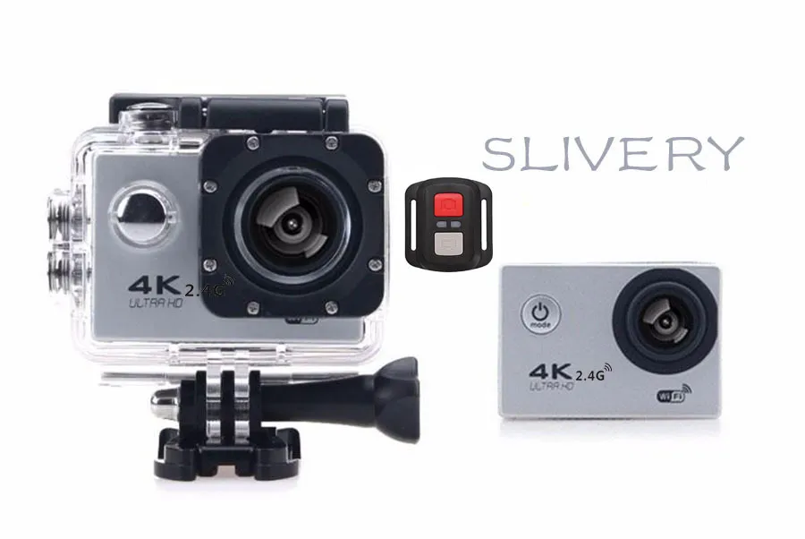 4K Action Camera F60R WIFI 2.4G Remote Control Waterproof Video Camera 16MP/12MP 4K 30FPS Diving Recorder JBD-N5