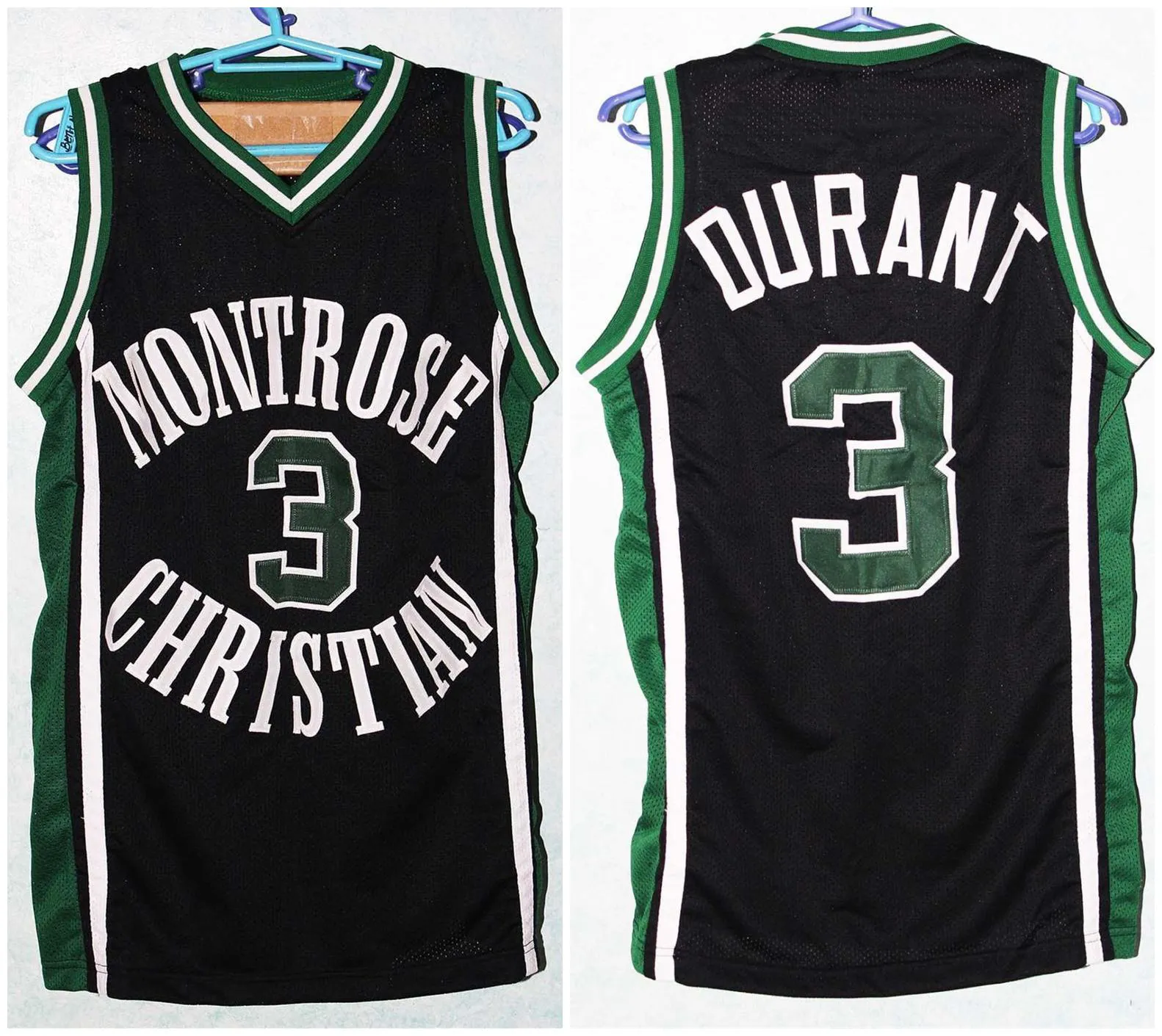 #3 Kevin Durant Montrose Christian High School Retro Classic Basketball Jersey Mens Stitched Custom Number and name Jerseys