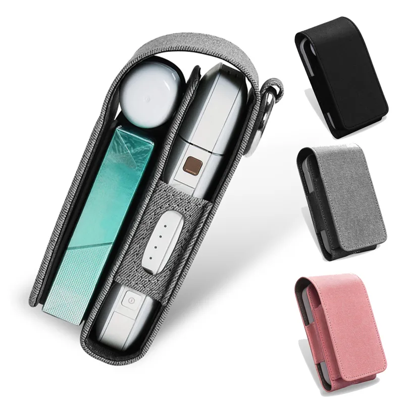 Mini Custodia portatile in pelle per IQOS Custodia protettiva per sigaretta  IQOS 2.4 Plus Accessori per borsa