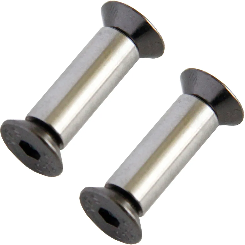 2pcs couteau poignée boulon rivets Echelle vis Fastener écrou bricolage Faire matériau plat à tête hexagonale Couteaux de fixation