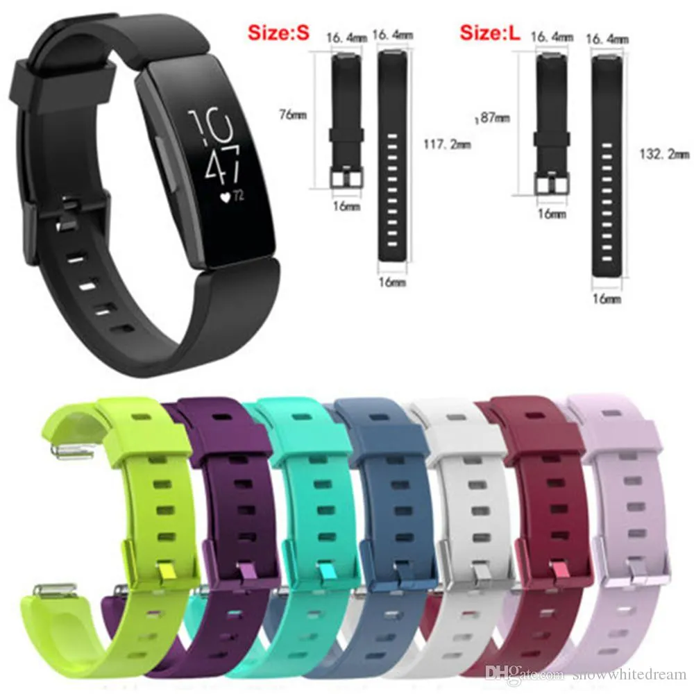 Neueste Ersatz Silikon-Mode-Klassiker-Sport-Handgelenk-Bügel-Band für Fitbit Inspire Inspire HR-Uhrenarmband