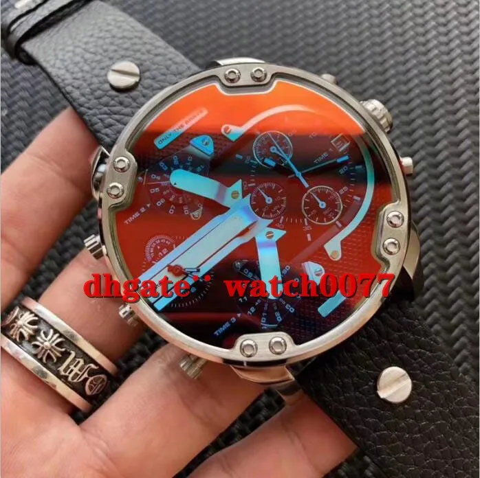 NEW DZ7311,DZ7313,DZ7348,DZ7350,DZ7401,DZ7888 Leather Zone Dial Chronograph Men`s Analog Watch