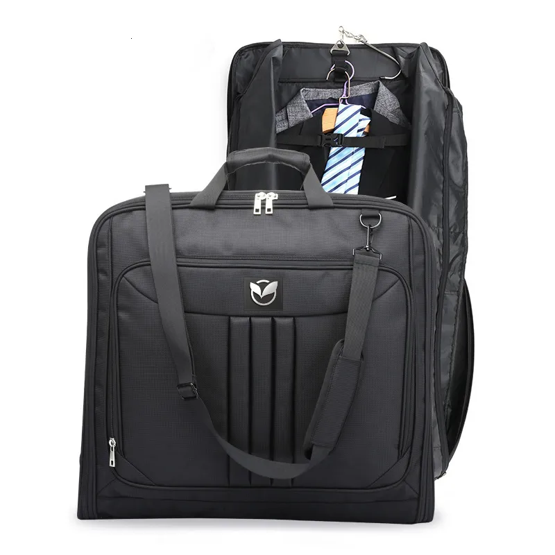 Homens multifuncional Bolsas de viagem de negócios Sacos de bagagem impermeável Bolsa de laptop Bolsa de poeira Fato de traje de poeira com bolsa de sapatos CJ191128