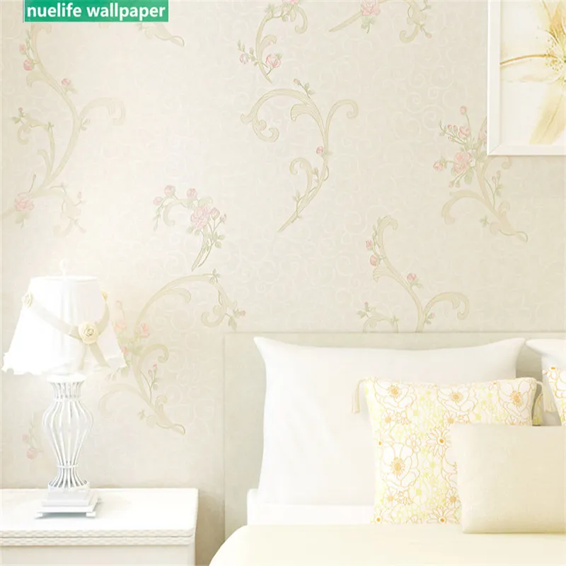 Stile di fiore di stile coreano non tessuto studio camera da letto camera da letto matrimonio soggiorno vecchio negozio di abbigliamento sfondo muro di carta