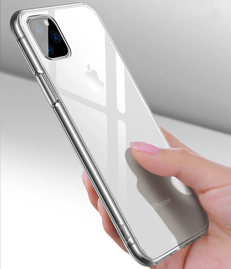 Ajustement parfait pour 2019 NOUVEL iPhone 11 XR MAX Crystal Gel Case Ultra Thin transparent Soft TPU Clear Cases Pour Samsung S10 E Note 10 9 500pcs