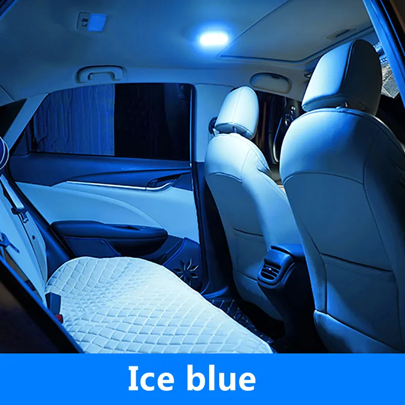 4 Pezzi Luci A Led Per Auto Interno, 7 Colori Portatile Usb