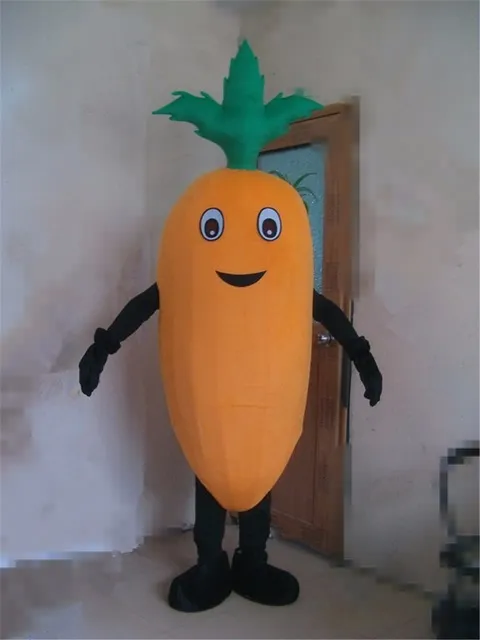 Adult Crazy CARROT Fancy Dress Costume Food Outfit Stag Party - Foto 4