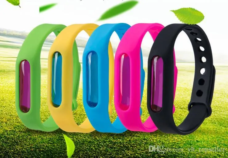 Factory price! 500pcs Anti Mosquito Pest Insect Wristband silicone Repellent Repeller Wrist Band Bracelet Protection non-toxic Safe Bracelet