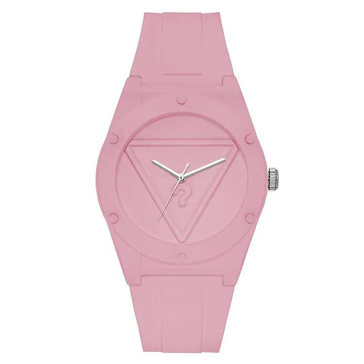 Brand quartz wrist Watch for Women Girl with triangle question mark style dial silicone strap Watches GS20