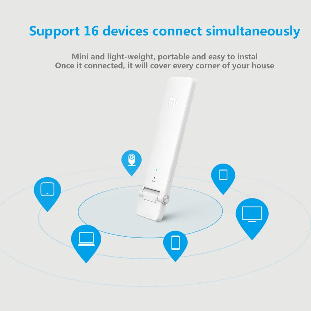 Xiaomi Mi Wifi 300Mbps Amplifier Version 2 Wireless Repeater USB