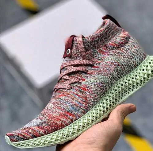 Hommes Kith Aspen Consortium Runner Mid 4D Chaussures De Course