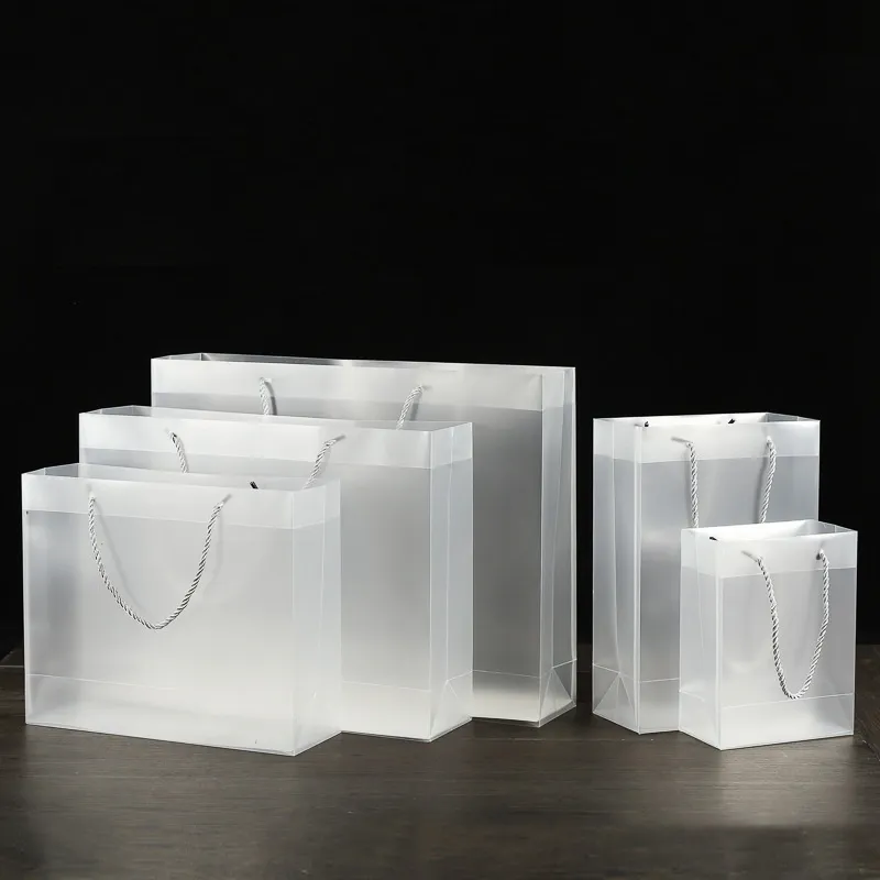 Frosted shopping bags 2025 wholesale