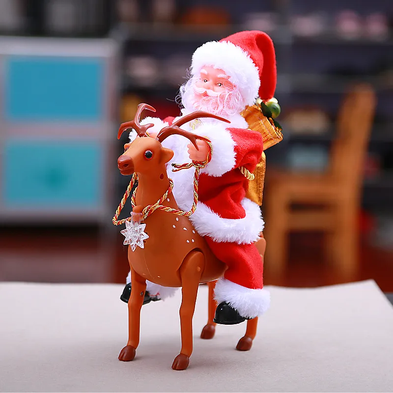 Baby Kids Toys Christmas Electric Santa Claus Singing Dancing Santa Claus Doll Toy New Year Gifts Children Toys Christmas Decoration Gifts From 24 23 DHgate